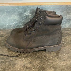 Timberland 6 Inch Junior 7, womens 8.5 Black